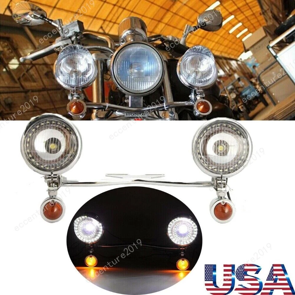 Foco de señales de giro de paso para Yamaha Vstar XVS 950 1100 1300 Custom Stryker Foto 2 de 4