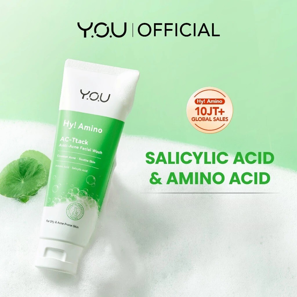Y.O.U Hy! Amino AC-Ttack Anti Acne Facial Wash 100g