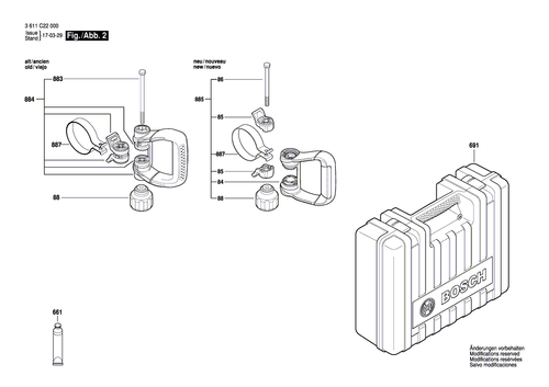 New Bosch 1613120024 Diaphragm - Picture 2 of 2