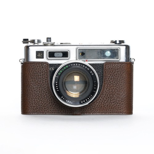 Real Cowhide Camera Half Case Bag Cover Fit For Yashica Electro 35 GS/GSN/GT/GTN - Picture 30 of 43