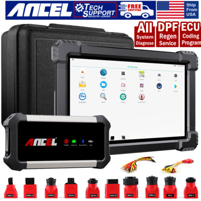Bidirectional OBD2 Scanner for Diesel Trucks Diagnostic Tool DPF Oil Regen Reset