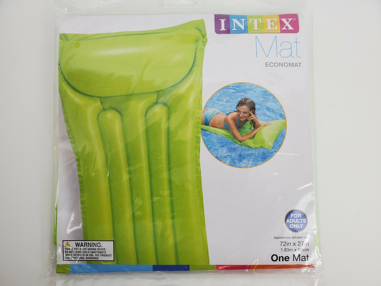 intex floating mat