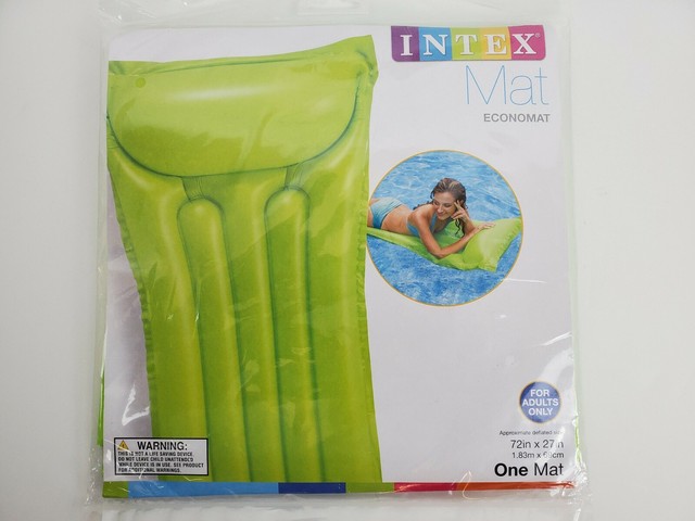 intex inflatable floating mat