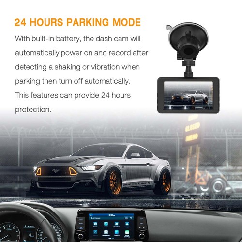 TOGUARD 3" IPS Ultra HD 2160P 4K Cámara de tablero frontal Coche DVR Grabadora de video Sensor G - Imagen 5 de 9
