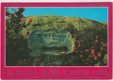 GEORGIA'S STONE MOUNTAIN PARK VINTAGE POSTCARD 1R66