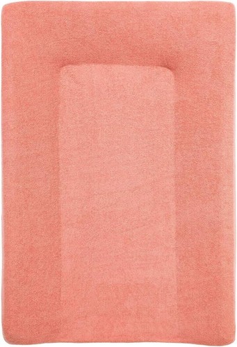 2 x TERRY COTTON Baby Changing Mat Cover 50x70cm Sponge Terracota MACHINE WASH - Picture 2 of 6