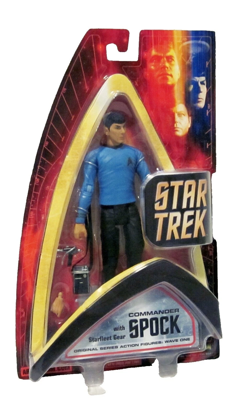 Figuras de acción Art Asylum Spock y accesorios