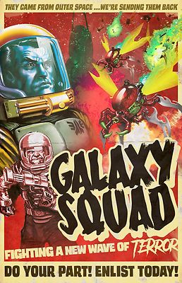 Original LEGO Art Space Galaxy Squad 11