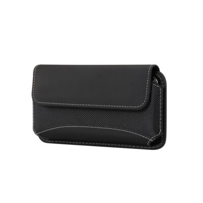 für Xiaomi Poco C50 (2023) Gürteletui Horizontal Leder & Nylon