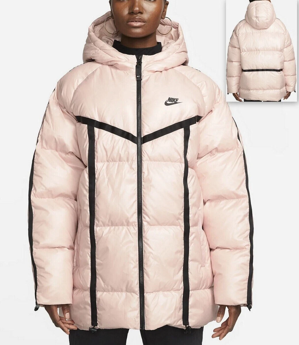 Nike Sz XL 280 Sportswear Oversized Therma Fit Hooded Parka Down