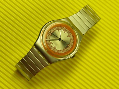 Swatch VOIE HUMAINE mit silbermattem Flexarmband in NEU aber OHNE Schachtel