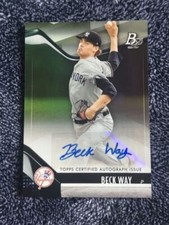 2021 Bowman Platinum Top Prospects Auto Beck Way #TOP-18