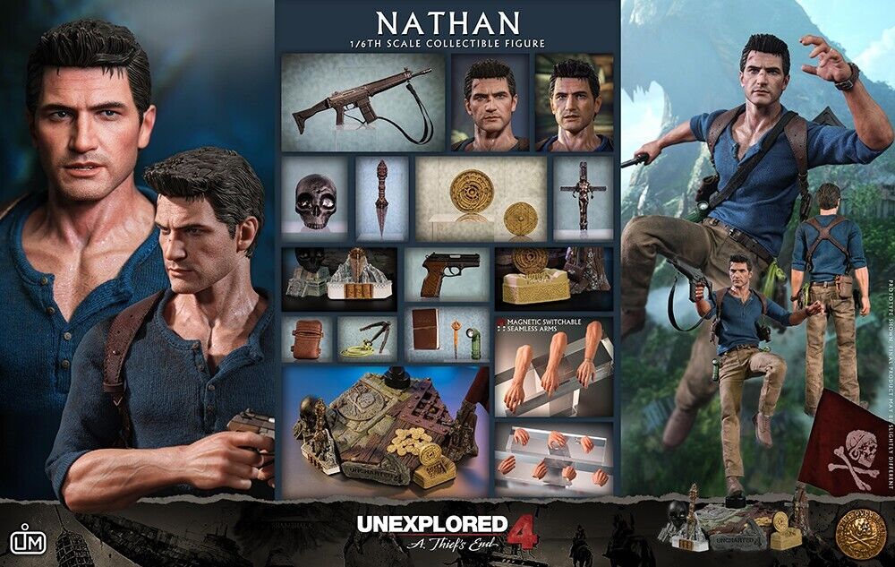 1/6 LIMTOYS LIM012 Uncharted 4 A Thief's End Nathan Drake action figure