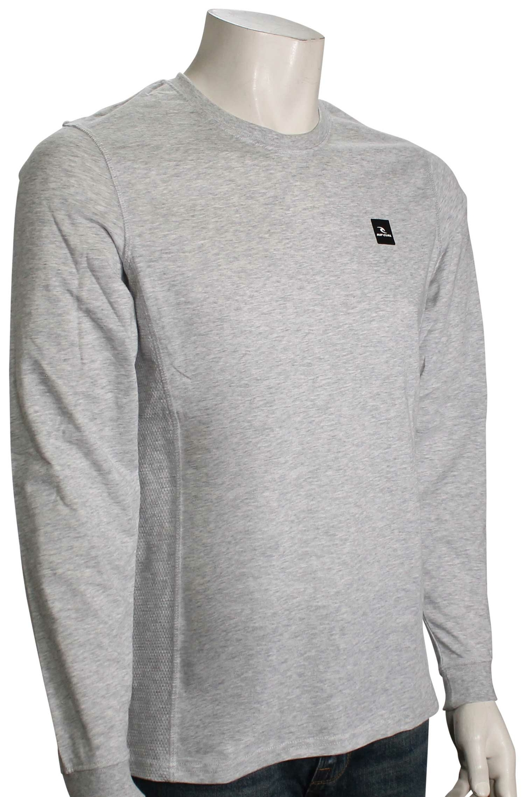 Футболка Rip Curl Pivot VaporCool LS серый марль новинка 7990₽