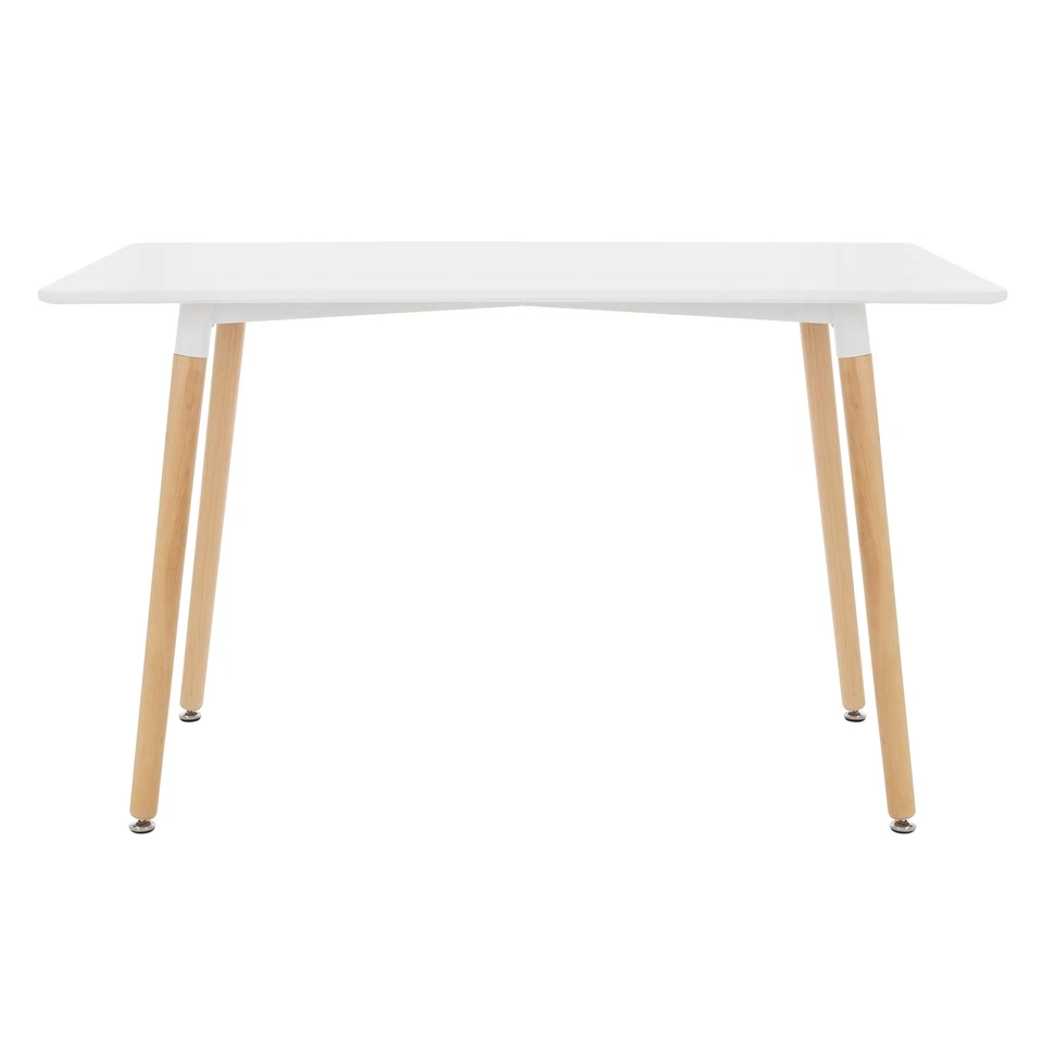 Mesa rectangular de madera para comedor 120x70x74,5 cm apta para 4-6 personas - Imagen 2 de 4