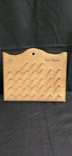 Vintage Wooden 31 Spool Holder Sewing Thread