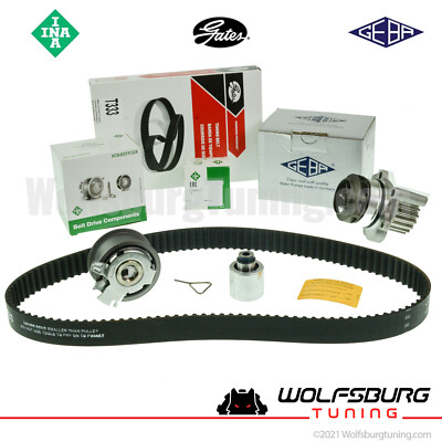 #ad Timing Belt Kit w Water Pump metal for VW TDI BEW Beetle Golf Jetta 04 06 OEM $175.95