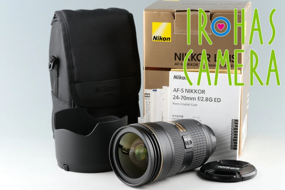 Nikon AF-S Nikkor 24-70mm F/2.8 G ED N Lens With Box #47424 L4