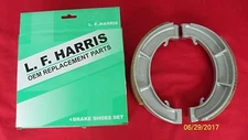 1966-67 TRIUMPH NEW 8" FULL WIDTH HUB BRAKE SHOES 37-1732/3 LF HARRIS IN UK