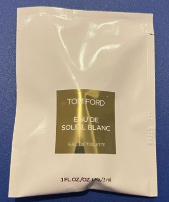Tom Ford Eau de Soleil Blanc EDT ~ Mini Roller 3mL/0.1oz New Sealed