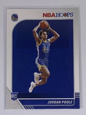 2019-20 NBA Hoops Jordan Poole RC ROOKIE Golden State Warriors