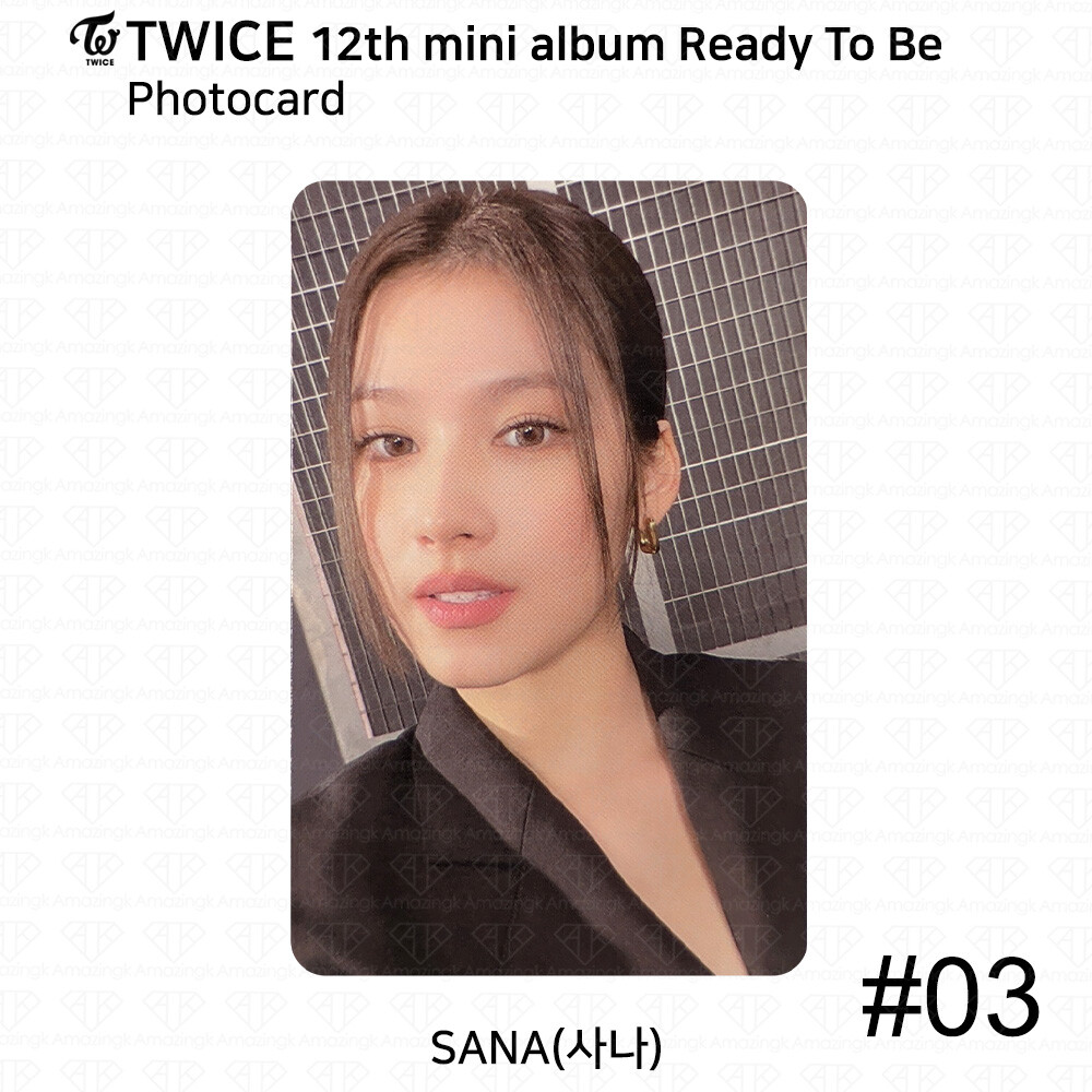 TWICE 12th Mini Album Ready To Be Photocard Message Card Poster