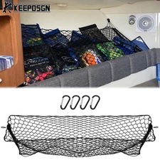 60" Rear Truck Bed Cargo Net Envelope Storage Mesh Management For Truck RV Boat