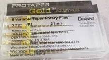 Protaper Gold Rotary Files 21mm F1 Dentsply Tulsa Assorted Endodontics Endo