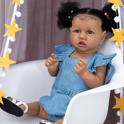 23 Pulgadas De Silicona De Vinilo Cuerpo Renacido Muñecas Muñeca Niña Realista - Imagen 13 de 13