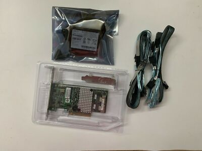 LSI 9267-8i 6Gb/s 512MB 8Port RAID0/1/10 +8087 to (4)7 -Pin SATA Battery
