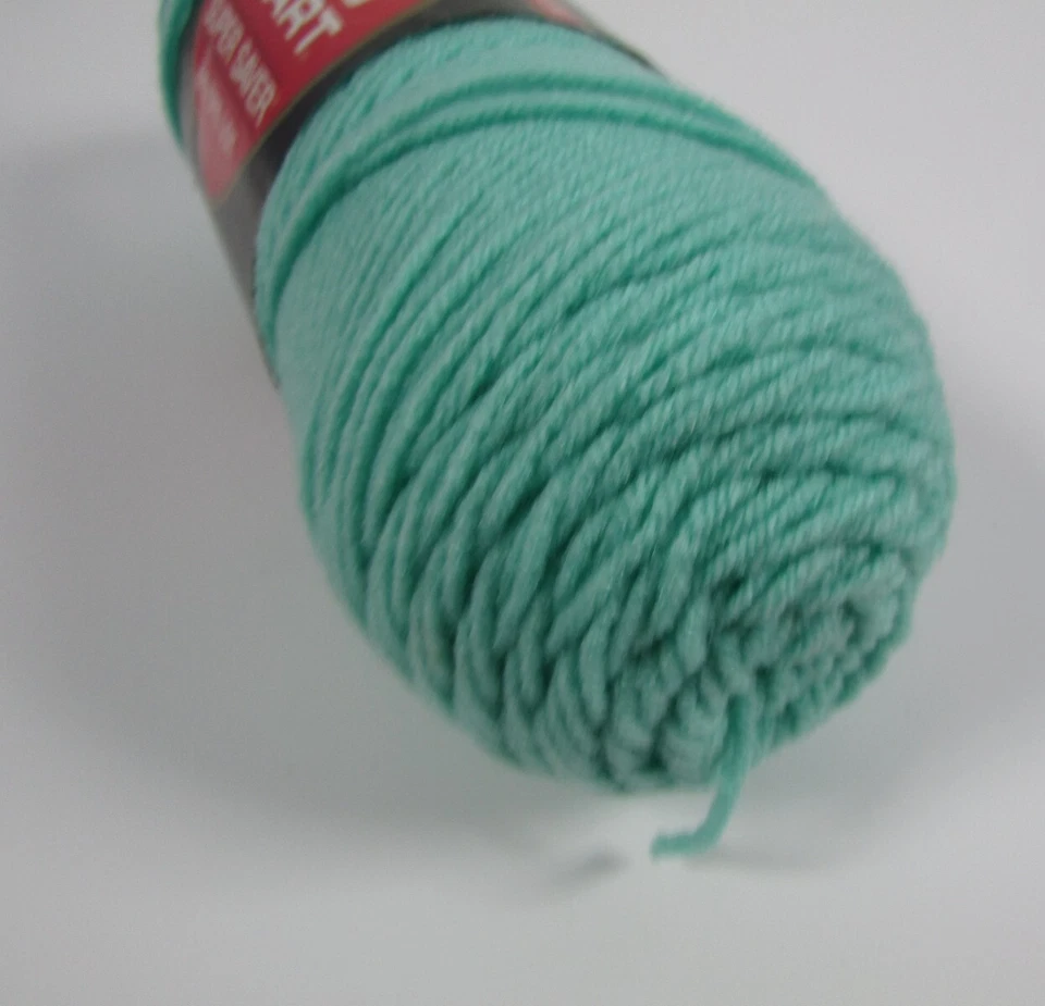 3 hilos Red Heart Super Saver Claret (378) Country Blue (0382) claro como nuevo (0364) Foto 3 de 4