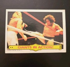 Andre The Giant Card Australian Scanlens WWF WWE WCW Wrestling - Number 48