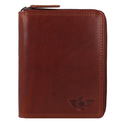 Greenburry Vintage Geldbörse Leder RFID 12,5cm #GB-1351 (natur)