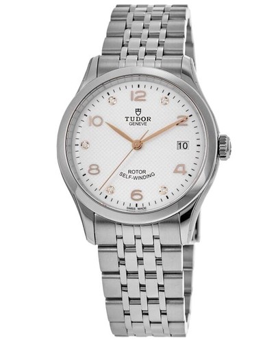 New Tudor 1926 36mm Automatic White Diamond Dial Steel Women's Watch M91450-0013