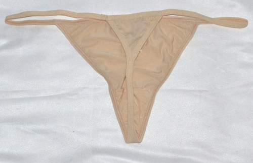 LADIES M&S LINGERIE 5 PACK NOVPL MICROFIBRE THONGS KNICKERS SIZE 18 NUDE NEW - Picture 3 of 3