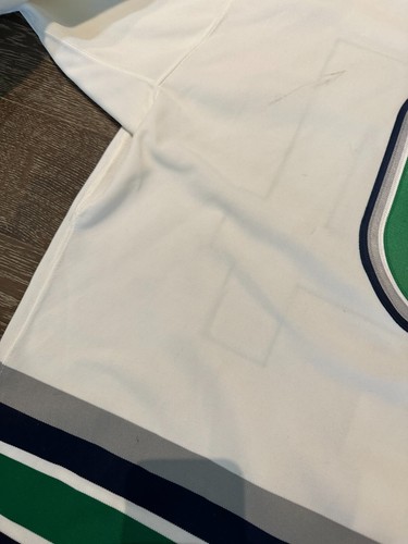 Hartford Whalers "C" Brendan Shanahan #94 CCM Pro authentic jersey 52 signed wht - Picture 5 of 14