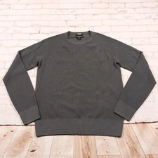 Todd Snyder Merino Wool Sweater Mens Medium Gray Pullover Knit Crew Neck