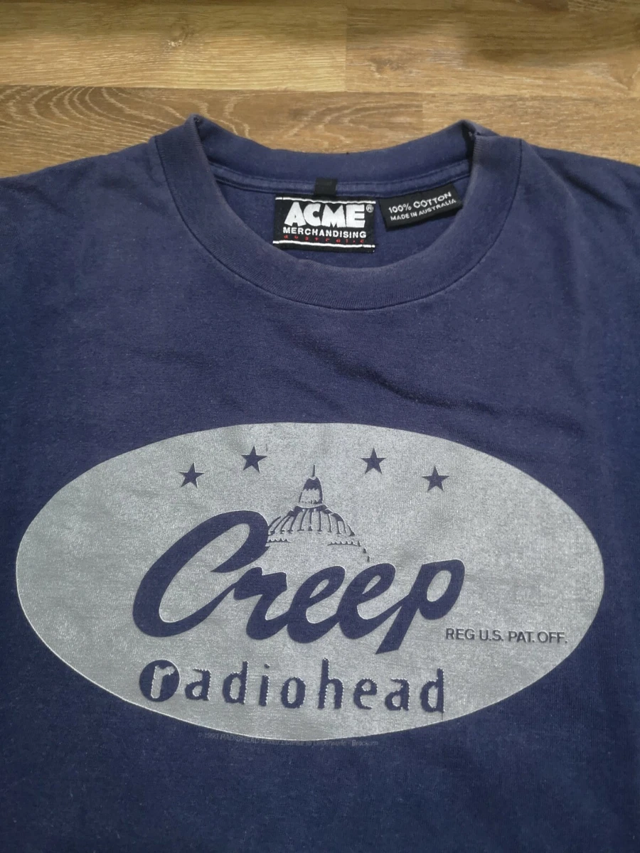 Super Rare! True Vintage 90's RADIOHEAD THOM YORKE 1993 Creep Promo T Shirt Tour