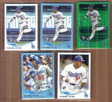Yasiel Puig Topps Update Green sparkle, Blue, Base,  SP Rookie Rc lot Dodgers
