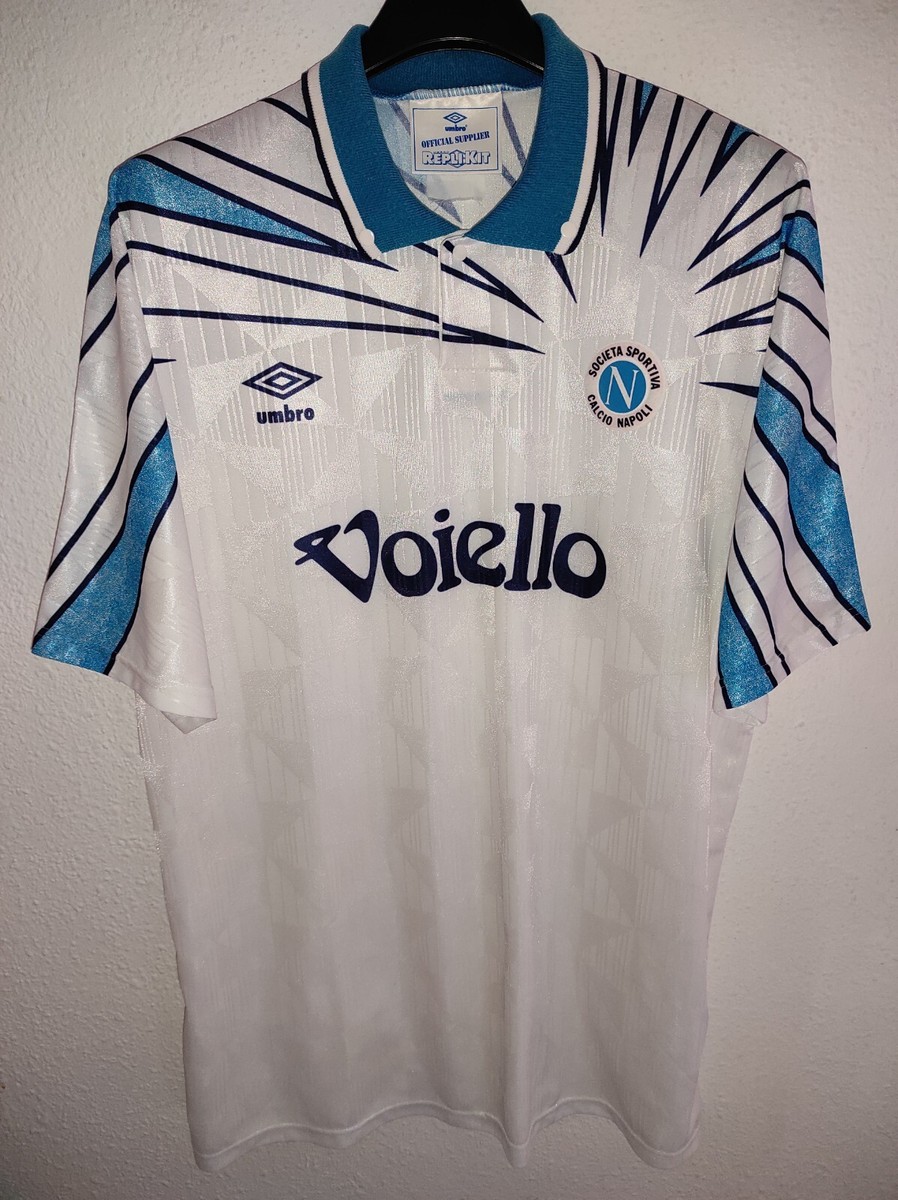 Maillot Vintage Napoli Home Ombro 1991/1993 - Taille L - Occasion