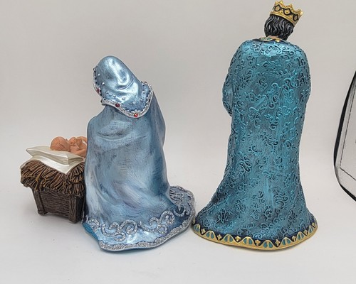 Hawthorne Village Nativity Jesus Figurines Mother Mary And Baby Jesus Set Two - Picture 5 of 10