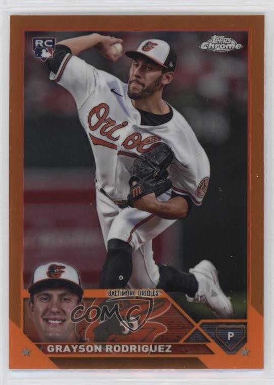 2023 Topps Chrome Update Orange Refractor 7/25 Grayson Rodriguez #USC98 10yf