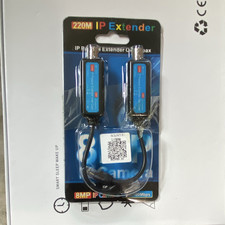 220M IP Extender Passive Extender Over Coax BNC, 10M/100Mbps, IP Camera