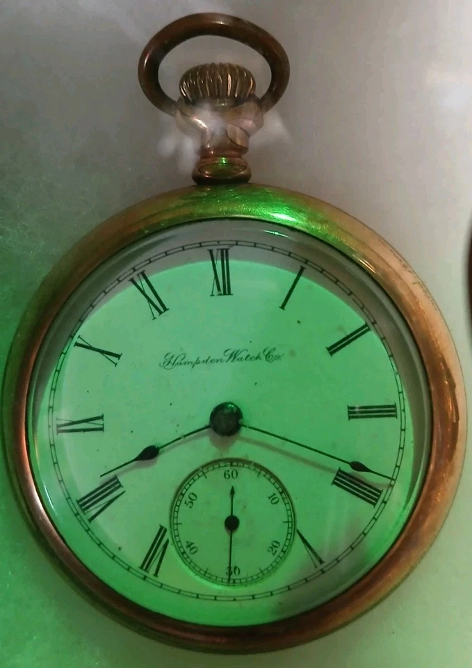 Antique Hampden Pocketwatch - Image 4 of 4