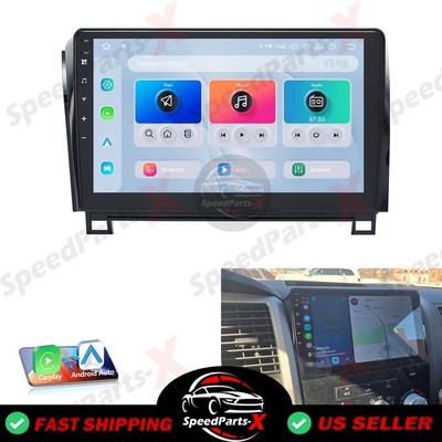 Carplay Android Auto Head Unit 8-core 4G Model For 2007-2013 Toyota Tundra Black