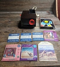 Vintage Sawyer's Viewmaster Standard 30 Watt Projector With 7 Misc. Discs