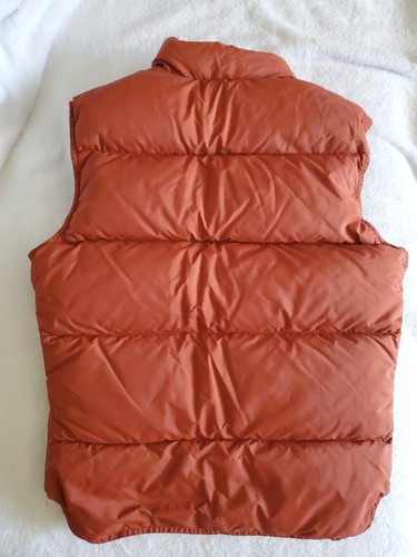 VINTAGE Woolrich Down Puffer Vest Burnt Orange Rare Adult XS (Youth XL) EXC COND - Picture 5 of 5