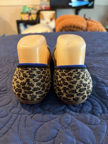 ROTHY Retired Leopard/Cheetah Print - The Point - Slip On Flats Women’s Sz 7 - Picture 6 of 9