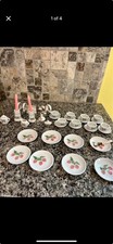 VTG Childs Mini Porcelain Tea Set 35 Piece MISSING TEAPOT