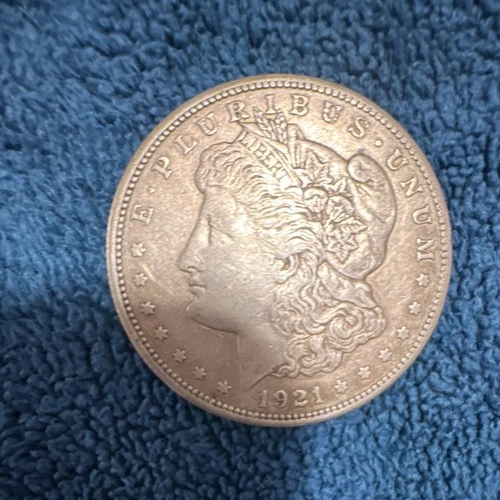 1921 Morgan Dollar $1 Circulated US Coin E Pluribus Unum Uncertified Collectible
